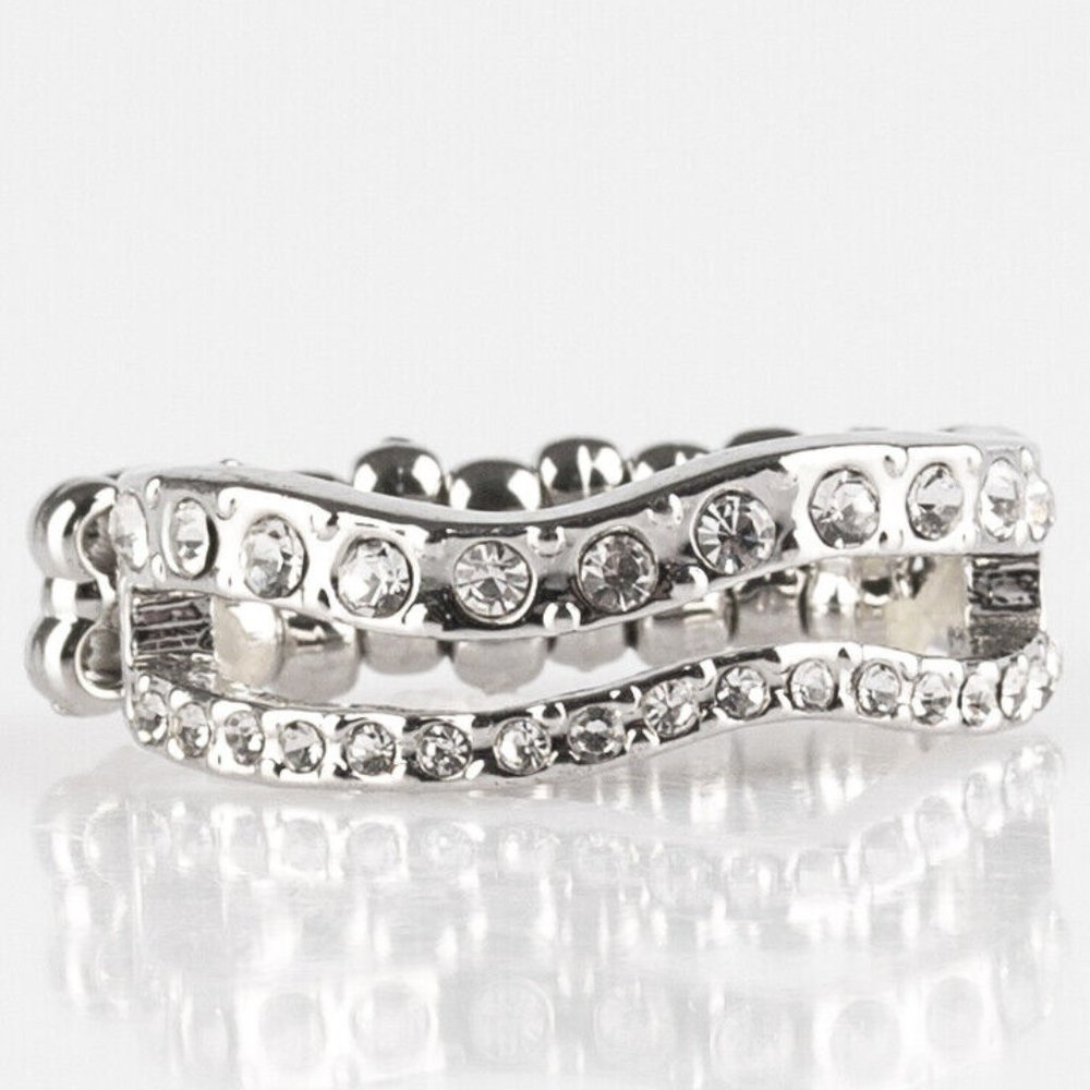Paparazzi Elite Squad White Ring